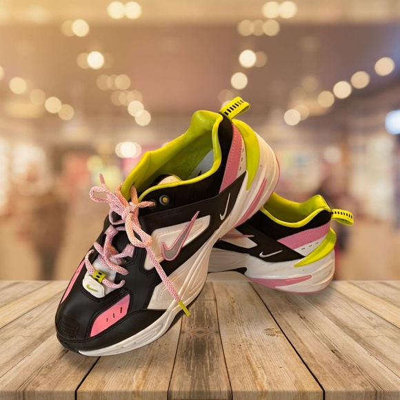 Neon Nike M2K Tekno Athletic Shoes - Picture 2 of 6